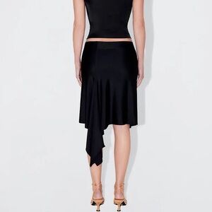 Khy stretch asymmetrical skirt